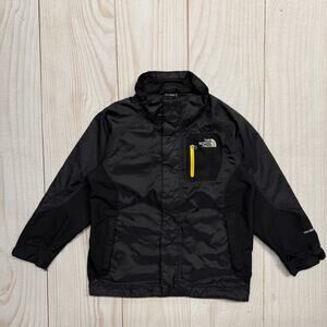The North Face Hyvent Boys Size XS (6) Waterproof Shell Jacket Black **No Hood**